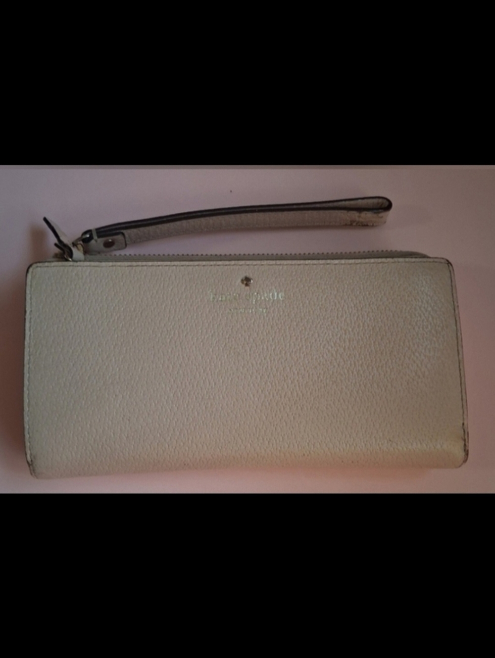 Kate Spade Staci Pastel Pink Long 2 Pocket Zip Around Clutch Wallet Wristlet Bag